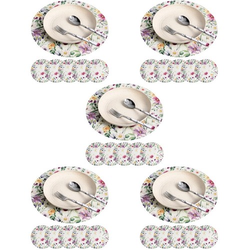 Floral pattern linen - floral,