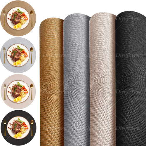 12pcs set woven round - 12pcs,