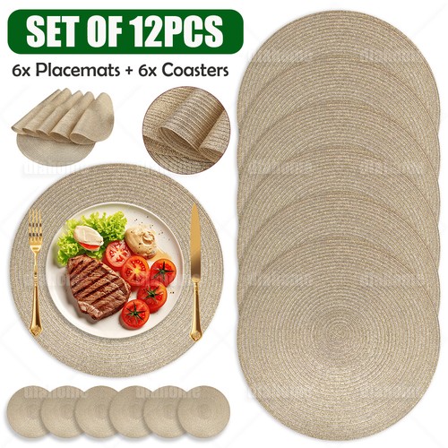 Set round placemats 6 - of,