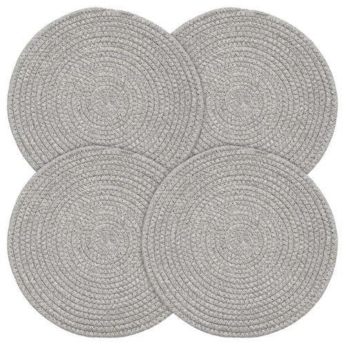 20cm round placemats - set, of