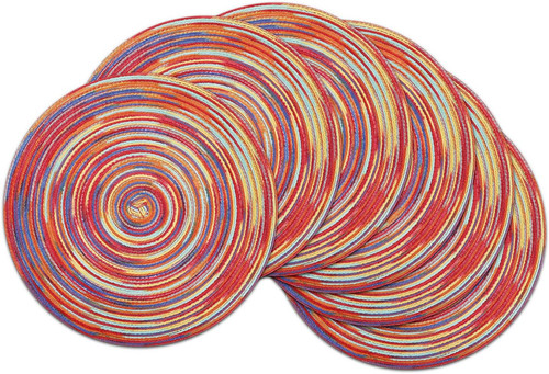 Round placemats set 6 - placemats,