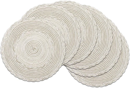 Versatile round placemats set - versatile,