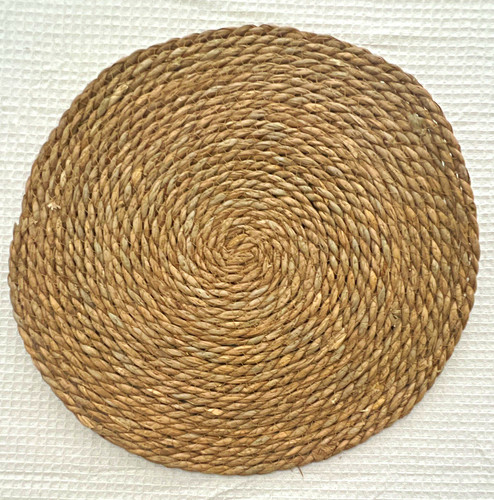 Round braided woven jute - woven,