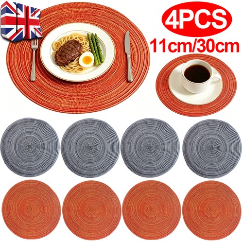 4pcs heat resistant round - 4pcs,