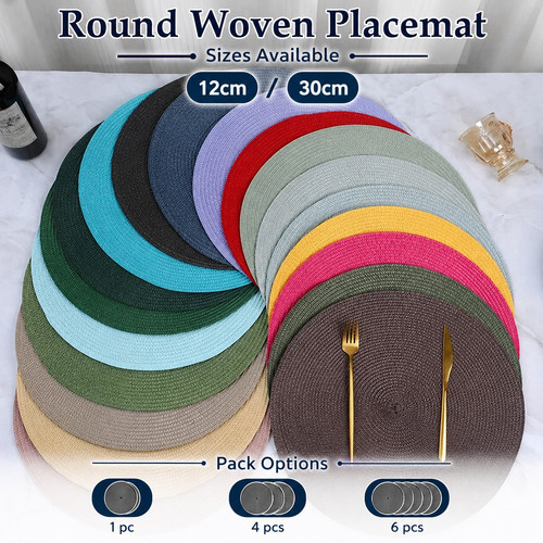 Woven table place - woven, large
