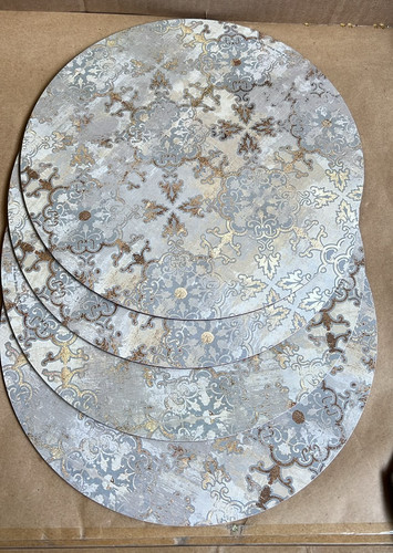 Placemats round cork backed - cork,