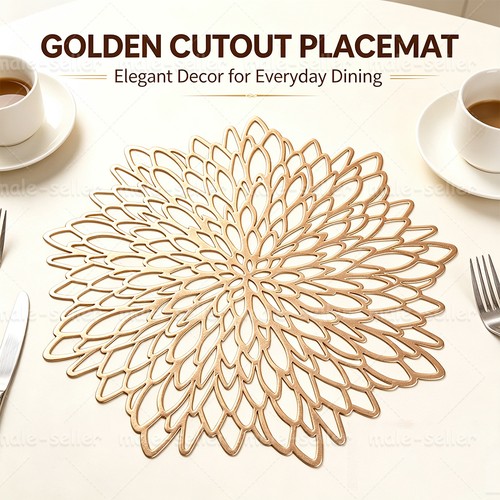 Placemats sets 6 - 4/6, round
