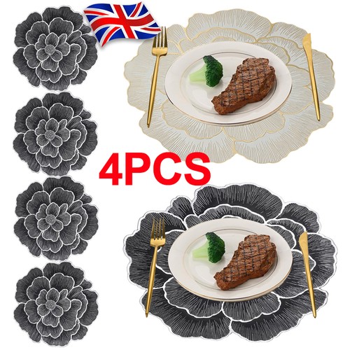 4pcs luxury flower table - luxury, decor