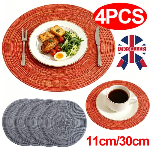 4pcs heat resistant round - 4pcs,