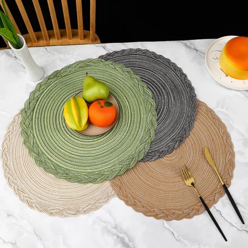 Woven table place mats large - woven,