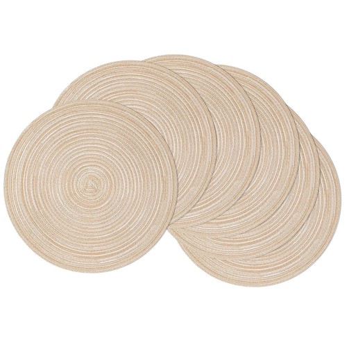 Shacos 38cm round placemats - shacos,