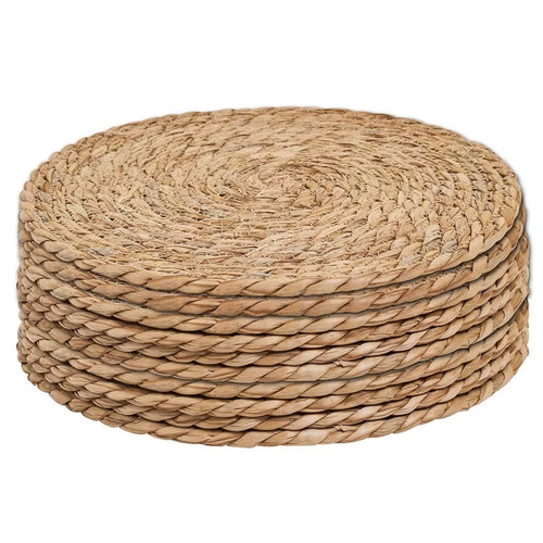 Round woven rattan - round, placemats