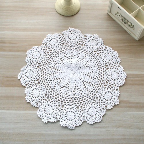 Round hand crocheted - hand,