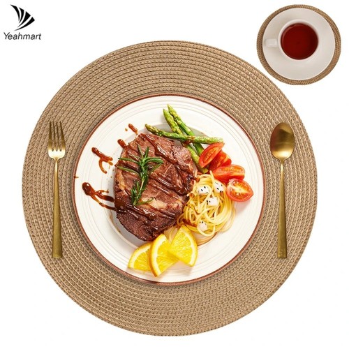 Table mats set woven - table, 6