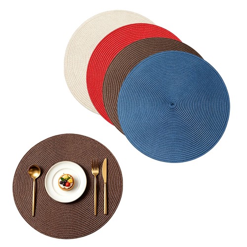 Table mats set - 4/6, pcs