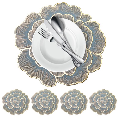 Round placemats 4pcs - round,