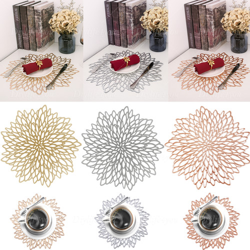 10pcs placemats round place - 10pcs,