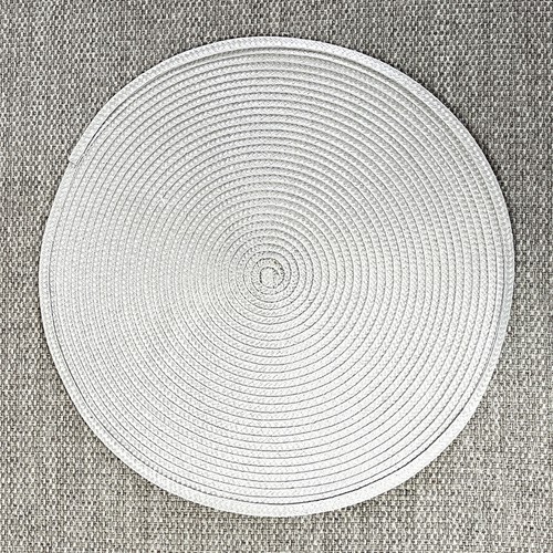 Set grey round woven - set,
