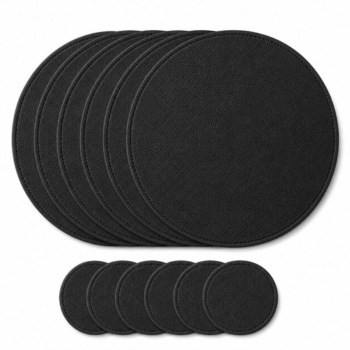 Round placemats and - round, coasters